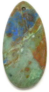 Approx. 40x20mm Chryocolla Teardrop Pendant