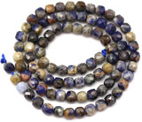 Approx. 15.5" Strand 5mm Sodalite Faceted Cube Beads