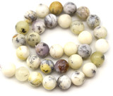 Approx. 15.5" Strand 12mm African Dendritic Opal Round Beads
