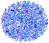 10 Grams of 4x2.5mm Glass Rondelle Beads, Purple-Blue Mix