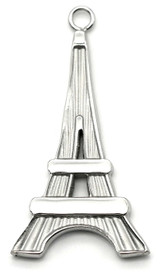 28x15mm Stainless Steel Eiffel Tower Pendant