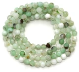 Approx. 15" Strand 3mm Chalcedony Faceted��Round Beads
