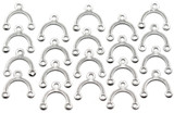 20pc 8x9mm Stainless Steel 1-to-2 Loop Arched Chandelier Connectors