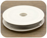 50m Spool (About 164 Feet) of 0.5mm 7-Strand Nylon-Coated Stainless Steel Tigertail Beading Wire