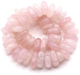 Approx. 7��� Strand Rose Quartz 8-14mm Large Nugget Beads