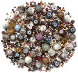 Approx. 40-Gram Bag 2-8mm Autumn Dusk Bead Mix