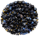 Approx. 40-Gram Bag 2-8mm Midnight Skies Bead Mix