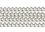 1 Meter 6x4mm Stainless Steel Curb Jewelry Chain
