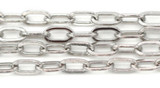 1 Meter 3.6x2.3mm Stainless Steel Oval Jewelry Chain
