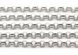 1 Meter 3x1mm Stainless Steel Rolo Jewelry Chain