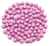 Approx. 5-Gram Bag (about 95pc) about 4mm Czech Pressed Glass Bicone Beads, Vibrant Orchid Stucco
