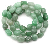 Approx. 15.5" Strand 7-12mm Green Aventurine Tumbled Nugget��Beads