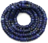 Approx. 15" Strand 4x2mm Lapis Lazuli Heishi Beads