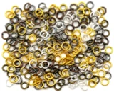 10 Grams of 4mm 21-Gauge Jump Rings, Mixed Metal Finish