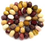 Approx. 7.5" Strand 6x4mm Faceted Mookaite Rondelle Beads