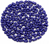 Approx. 10-Gram Bag 6.5x3.5mm Glass Peanut Seed Beads, Indigo