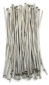 50pc 50mm 21-Gauge Stainless Steel Head Pins
