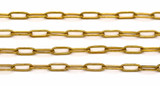 1 Meter 7x2.5mm 304 Stainless Steel Paperclip Cable Jewelry Chain, Gold