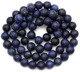 Approx. 14.5" Strand 6mm Lapis Lazuli (Dyed) Round Beads