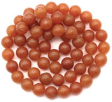 Approx. 15" Strand 6mm Red Aventurine Round Beads