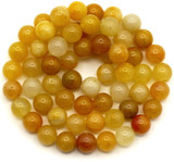 Approx. 14.5" Strand 6mm Golden Quartz Round Beads