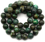 Approx. 15" Strand 8mm African "Turquoise" Jasper (Dyed) Round Beads