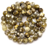 Approx. 15" Strand 6mm Crackle Agate Beads (Dyed/Heated), Amber Honey