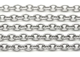 1 Meter 4x3x0.8mm Stainless Steel Oval Jewelry Chain