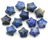 4pc 9x10mm Lapis Lazuli Star Beads