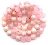 Approx. 14.5" Strand 6mm Cherry Blossom Agate Round Beads