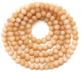 Approx. 15" Strand 3x4mm Crystal Faceted Rondelle Beads, Matte Apricot Champagne