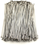VALUE PACK: 200pc 22-Gauge 40mm Stainless Steel Head Pins