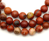 Approx. 14.5" Strand 8mm Red Jasper Round Beads