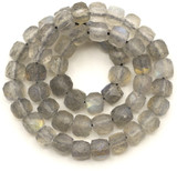 Approx. 7.5" Strand 4mm Labradorite Faceted Cube Beads