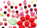 Strawberry Soiree Czech Glass Bead Collection