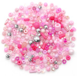20-Gram Glass Bead & Seed Bead Mix in Ballerina