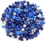 20-Gram Glass Bead & Seed Bead Mix in Regal