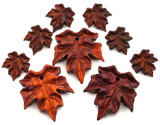3pc Set 19-35mm Sandalwood Maple Leaf Bundle (See Photos for Variation)