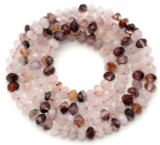 Approx. 15" Strand Approx. 4x3mm Red Hematoid Quartz Faceted Rondelle Beads