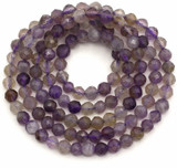 Approx. 15" Strand 3-3.5mm Amethyst Faceted Round Beads