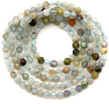 Approx. 15.5" Strand 2mm Flower Amazonite Faceted Round Beads