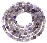 Approx. 15.5" Strand 2.5-3mm Fluorite Gemstone Faceted Cube Beads