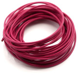 Approx. 4.5 Meters of 2mm Genuine Leather Cord, Magenta