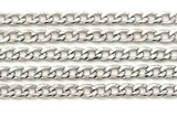 1 Meter 4.5x3mm Stainless Steel Curb Jewelry Chain