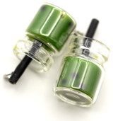 4pc 22x11mm Resin Boba Bubble Tea Drink Pendants, Matcha Milk Tea