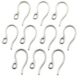 10pc (5 Pair) 22.5x11.5mm Stainless Steel Hook Earwires