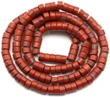 15" Strand Approx. 4x2-3mm Red Jasper Heishe Beads