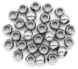 30pc 5x4mm Stainless Steel Rondelle Beads