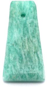 Approx. 25x13mm Amazonite Trapezoid Pendant
