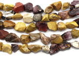 Approx. 15.5" Strand 7-15mm Mookaite Rough Nugget Beads